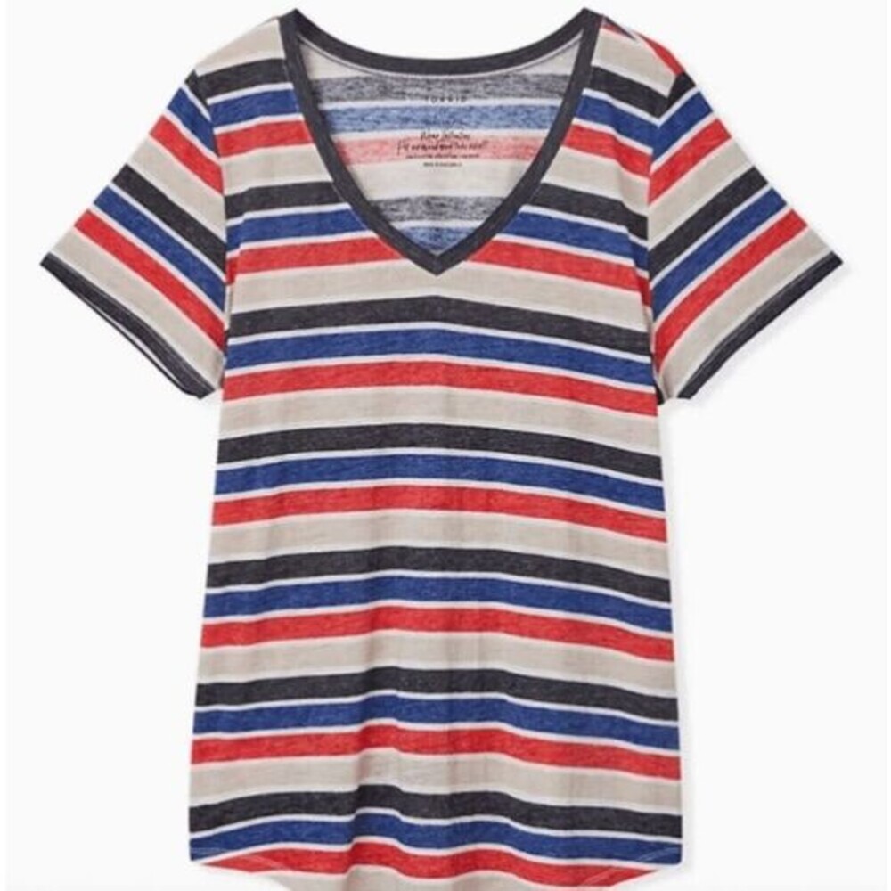 Torrid Athletic Stripe T-Shirt